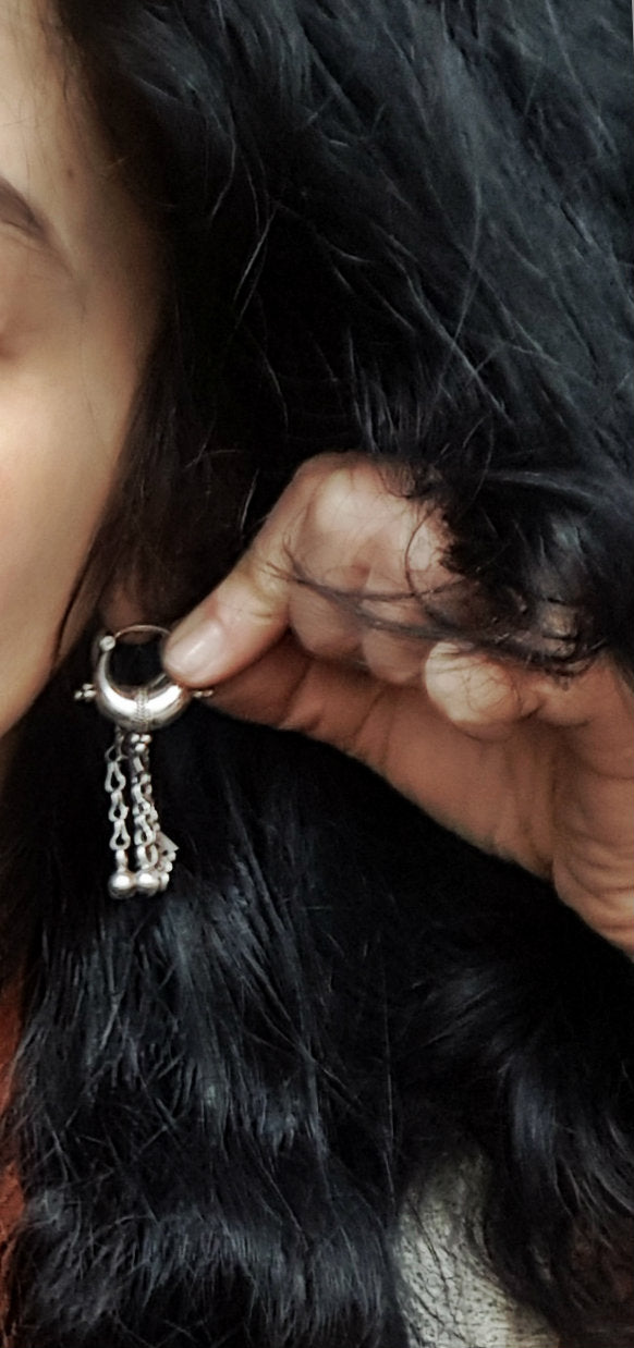 Rajasthani Hoop Earrings - SMALL