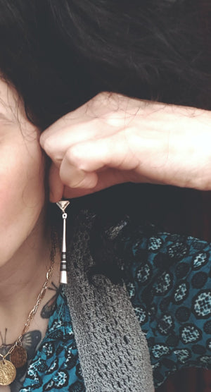 Tuareg Silver Earrings