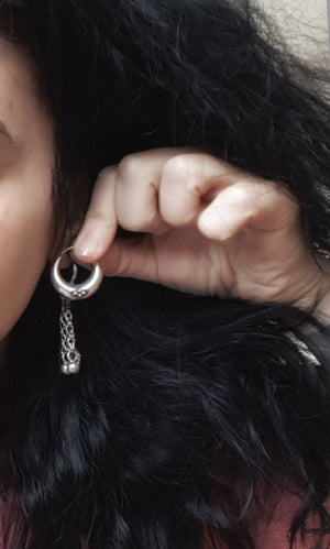 Ethnic Hoop Earrings from India