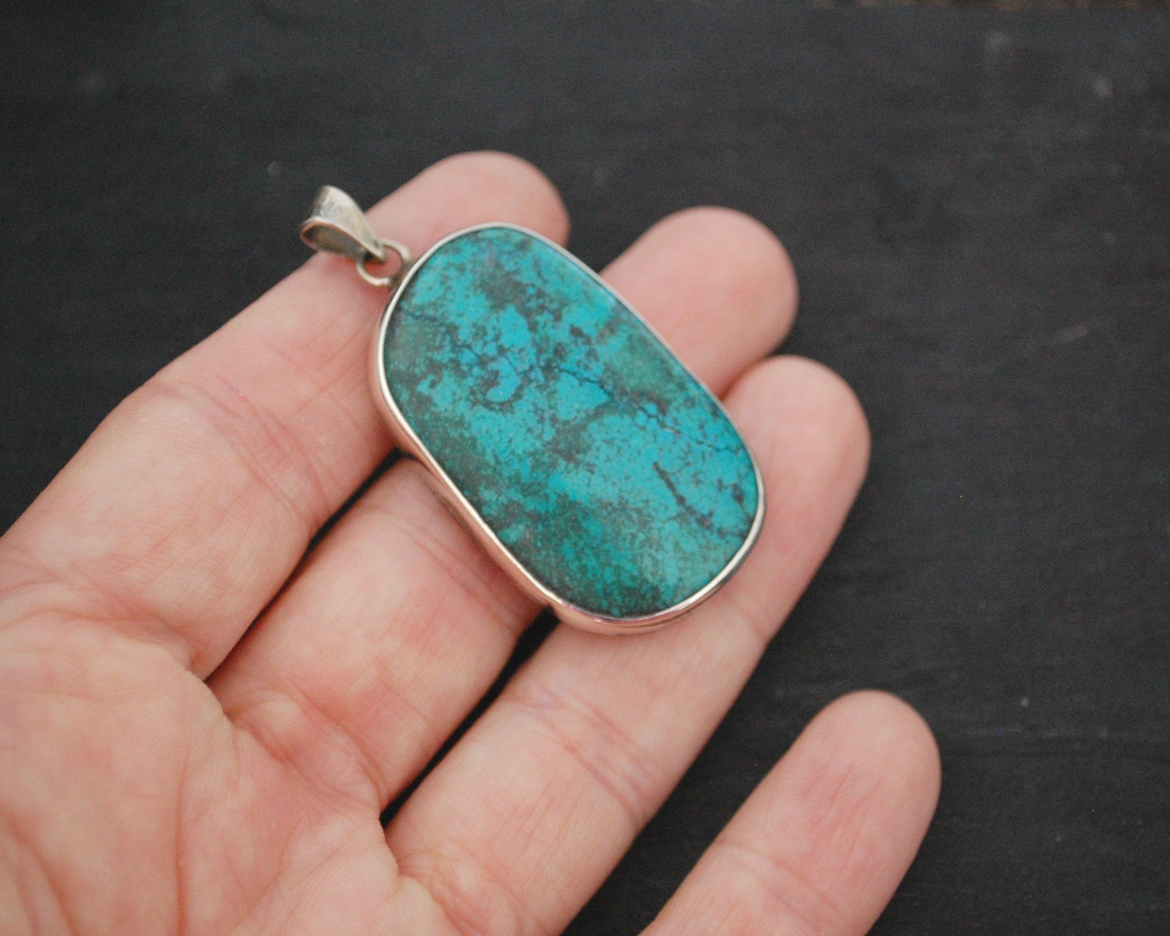 Ethnic Turquoise Pendant