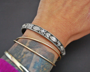 Rajasthani Silver Bangle Bracelet - SMALL /MEDIUM