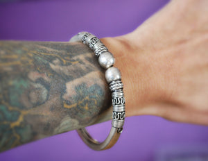 Ethnic Silver Bracelet from India