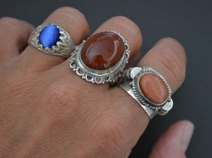 Indian Agate Ring  - Size 9.5
