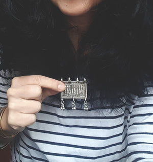 Old Hindu Amulet Sapta Matrikas with Bells