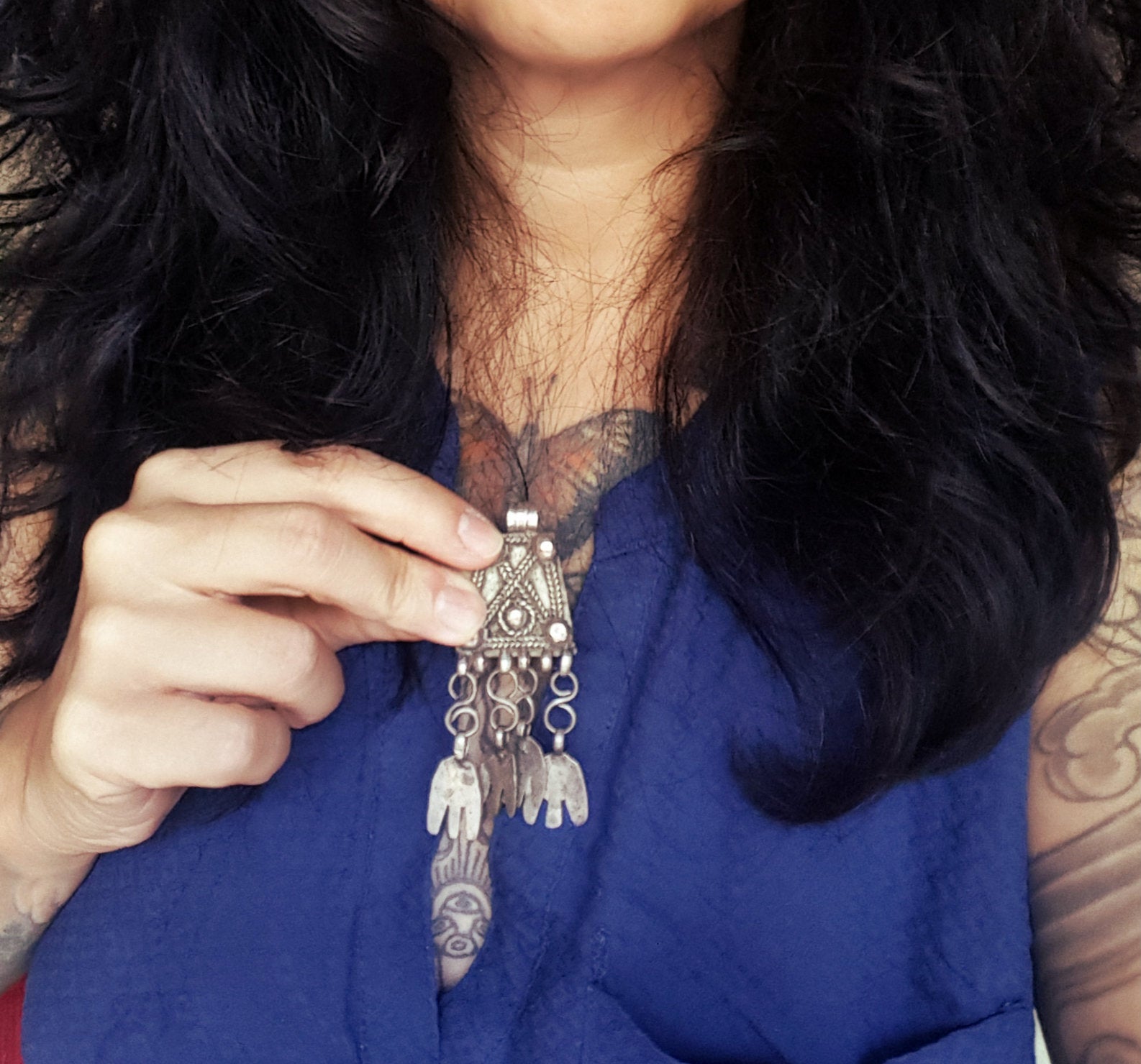 Ethiopian Pendant with Dangles