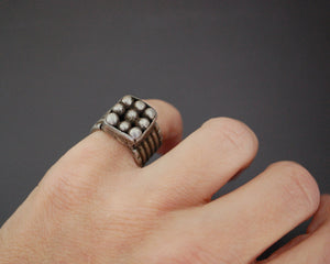 Old Ethiopian Silver Ring - Size 4