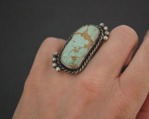 Splendid Navajo Turquoise Ring - Size 4
