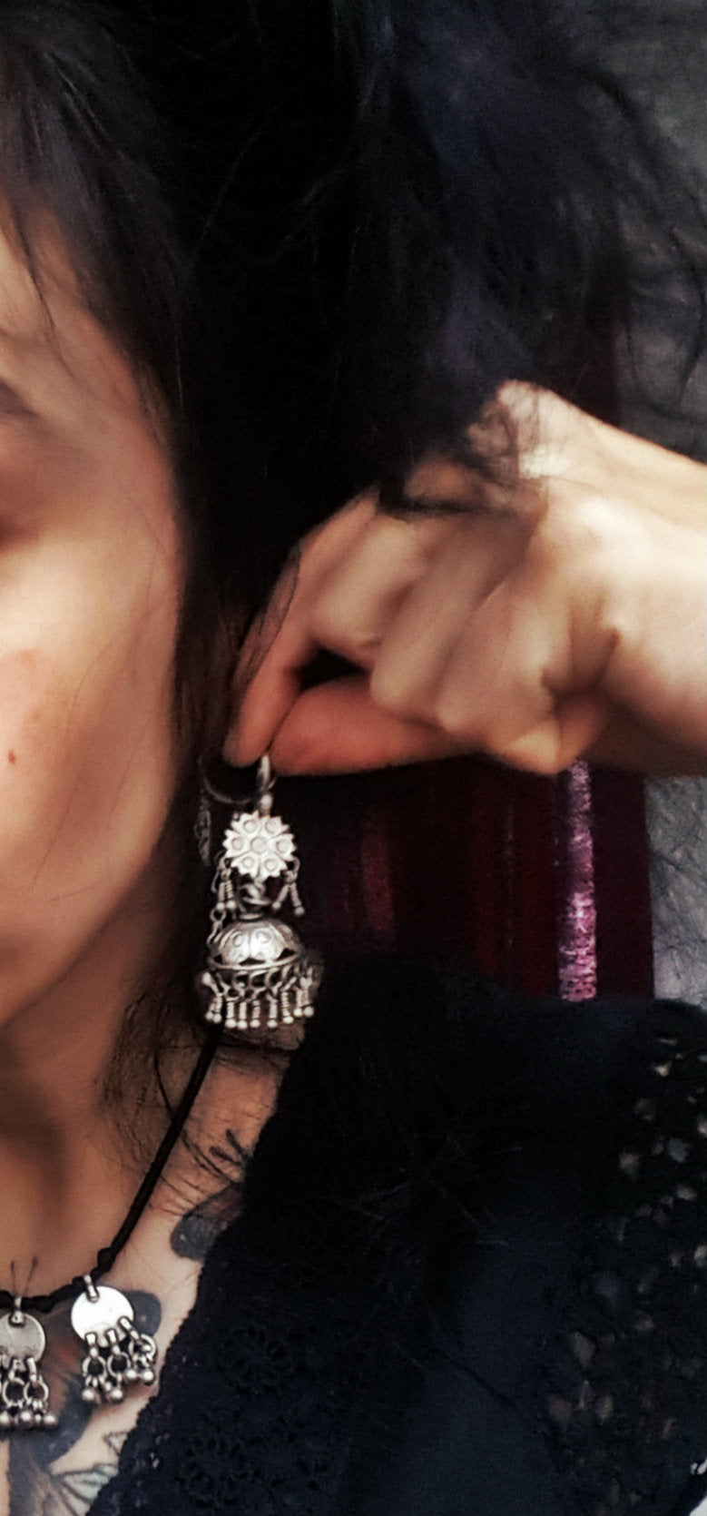 Tribal Kashmiri Jhumka Earrings