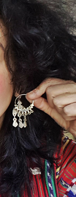 Old Tunisian Hoop Earrings