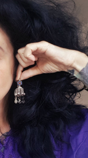 Tribal Kashmiri Jhumka Earrings