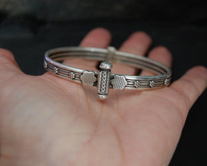 Indian Rajasthani Silver Bracelet