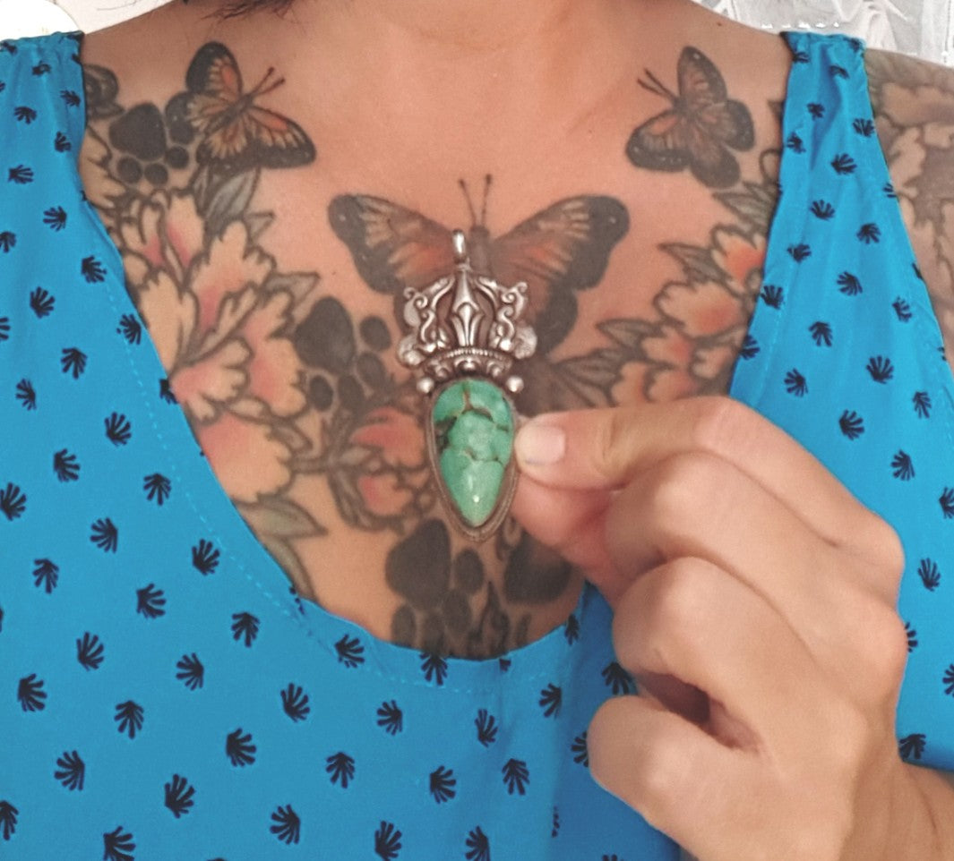 Substantial Nepali Turquoise Pendant