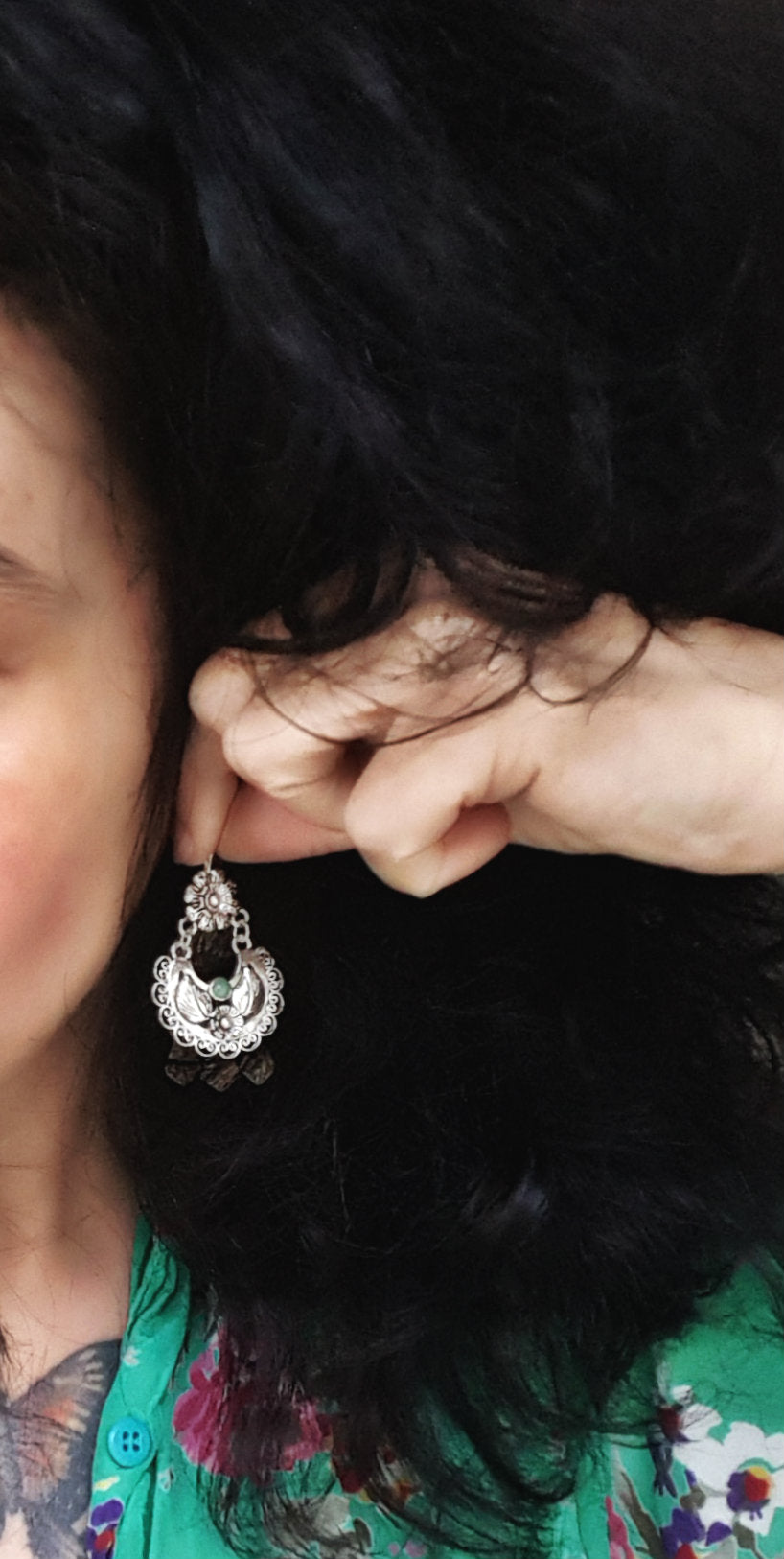 Guatemalan Jade Earrings