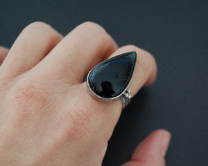 Ethnic Onyx Ring - Size 7.5