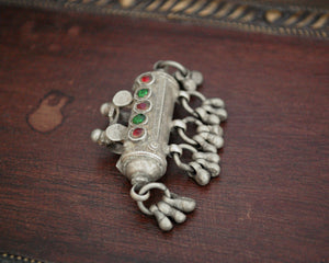 Rajasthani Tribal Silver Taviz Pendant