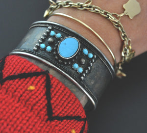 Ethnic Turquoise Cuff Bracelet