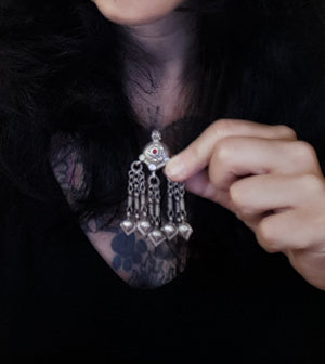 Old Afghani Bell Charm Pendant