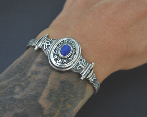 Ethnic Lapis Lazuli Snake Chain Bracelet