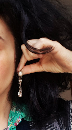 Tribal Indian Earrings from Gujarat