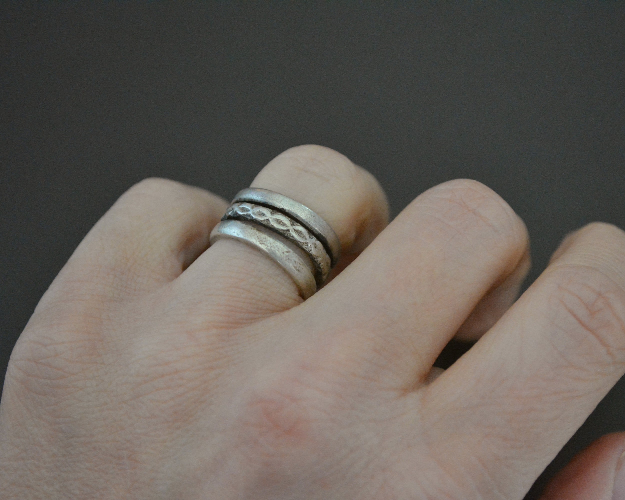 Old Coil Ring from India - Size 4.5