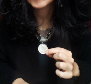 Indian One Rupee Coin Pendant