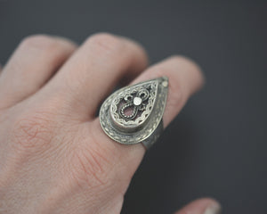 Kazakh Silver Ring - Size 8.75