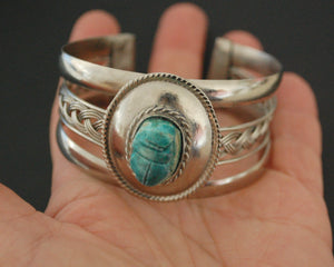 Scarab Cuff Bracelet from Egypt