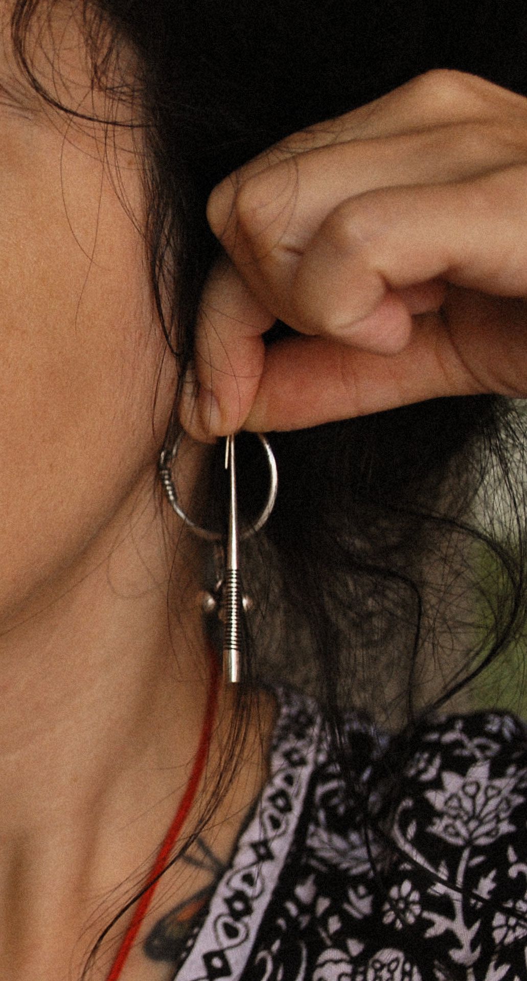 Tuareg Silver Earrings