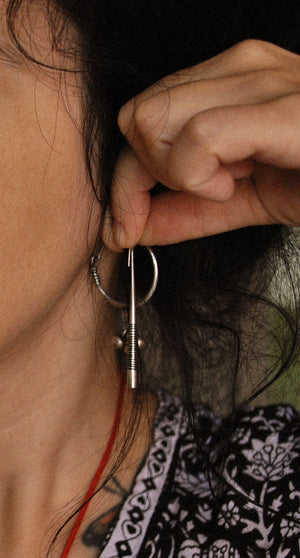 Tuareg Silver Earrings