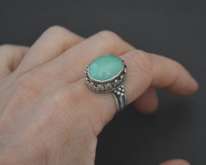 Nepali Turquoise Ring - Size 8.5