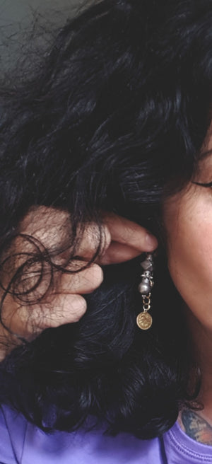 Old Rajasthani Silver Earrings