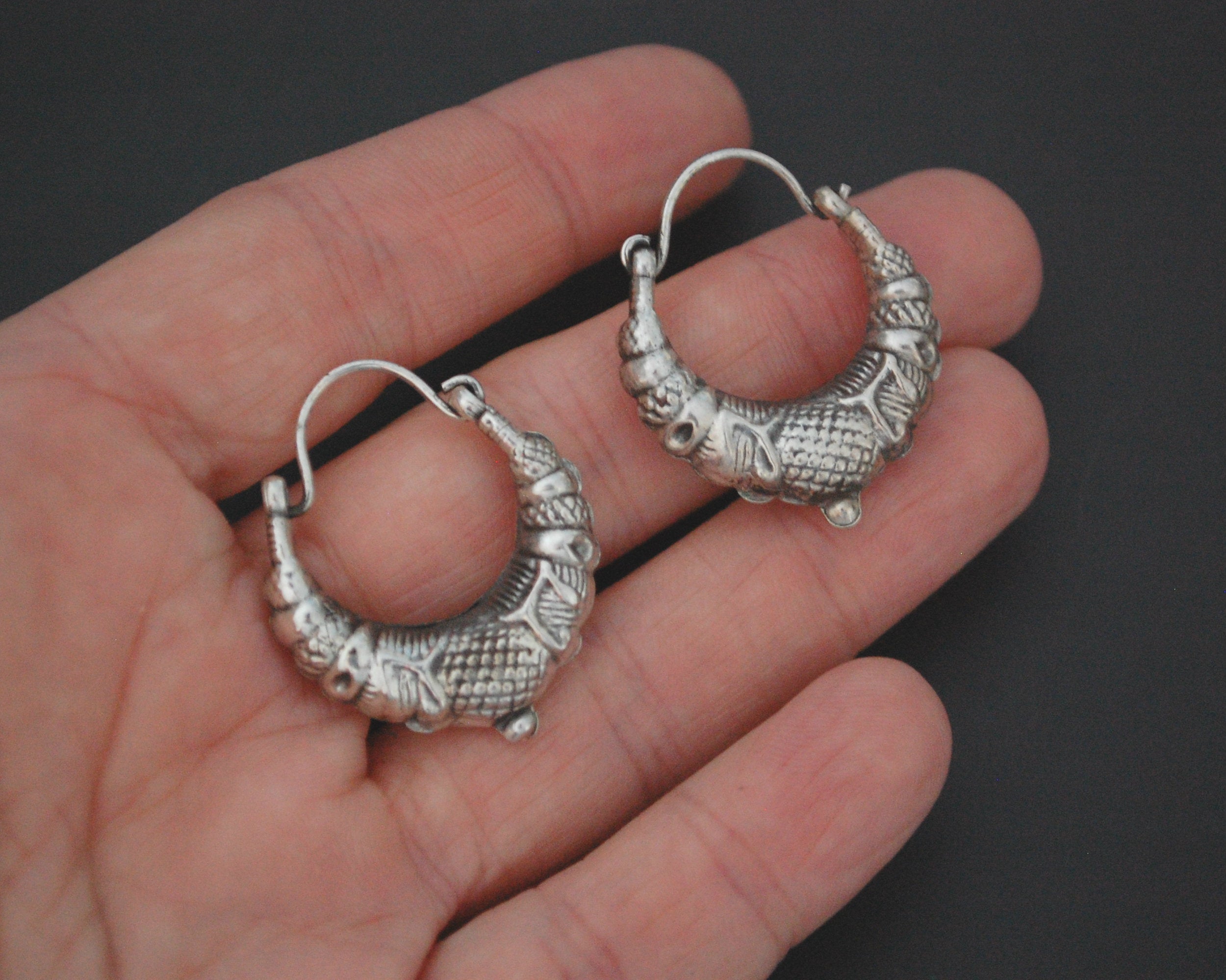 Nepali Hoop Earrings - SMALL/MEDIUM