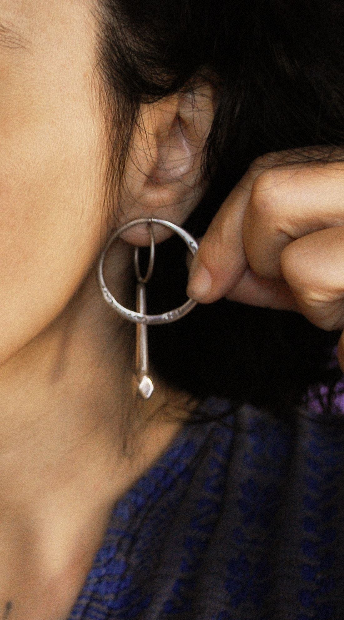 Lybian Berber Hoop Earrings