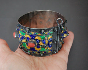 Berber Kabyle Enamelled Bracelet from Algeria