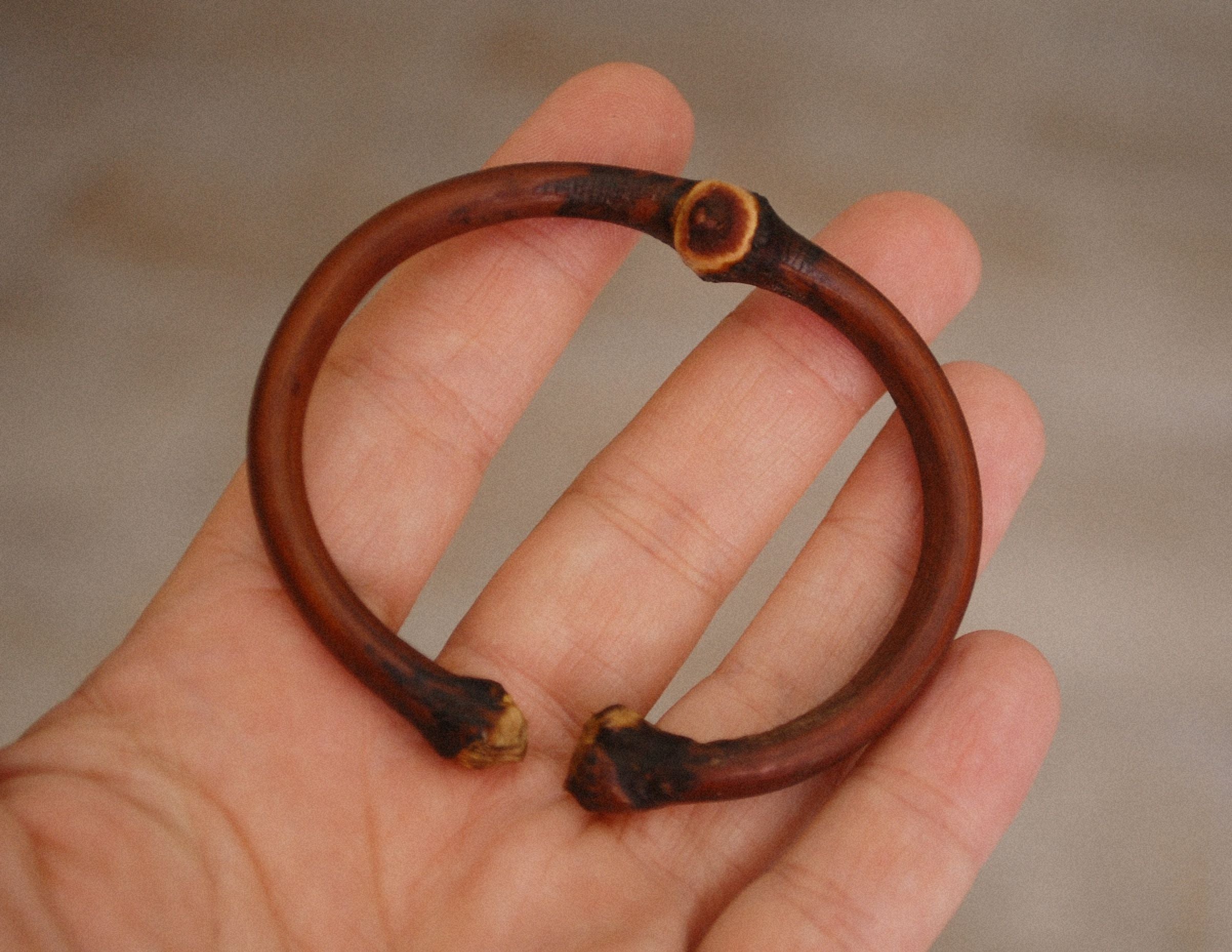 Authentic Tibetan Bamboo Bracelet from Tsari