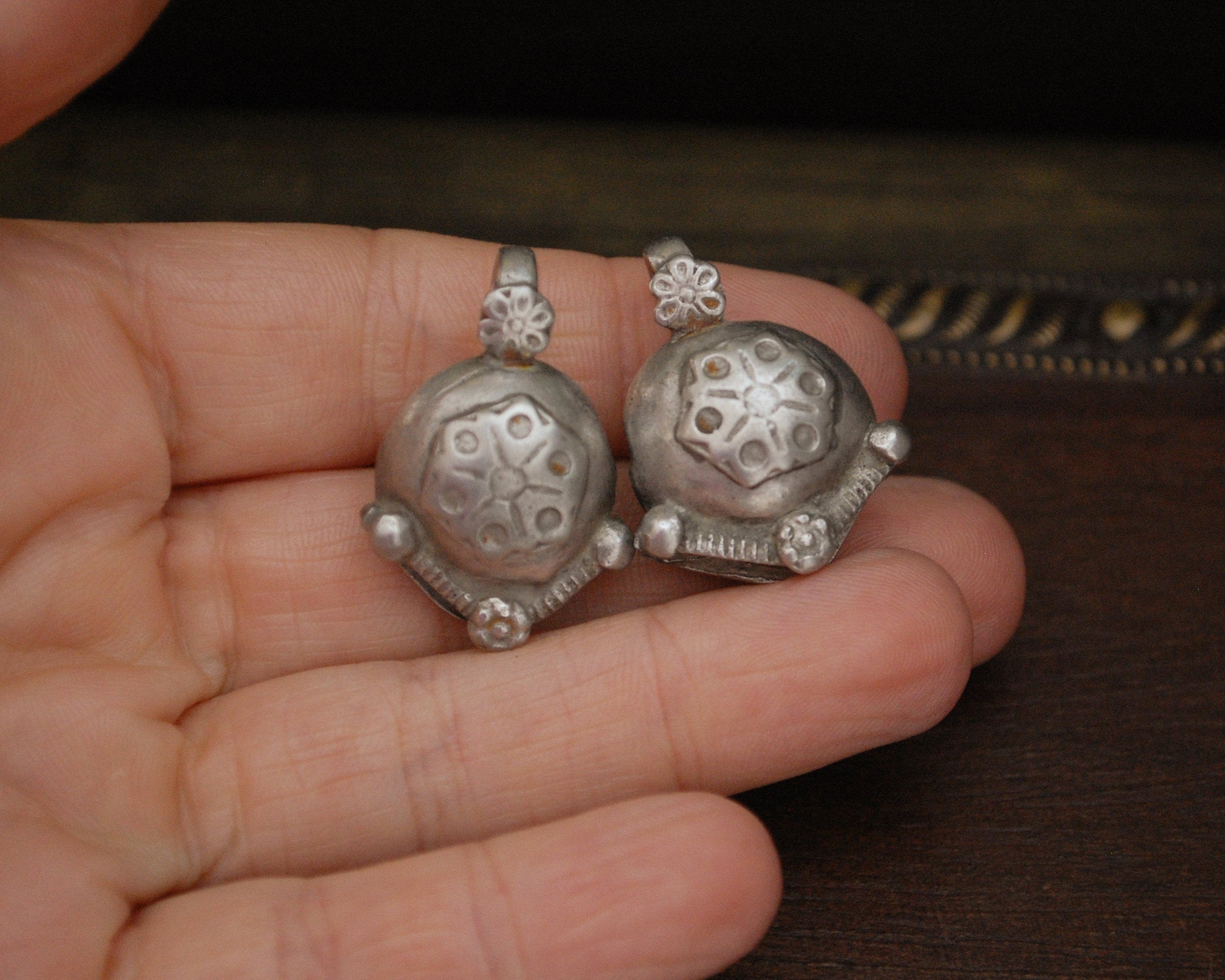 Old Afghani Bell Pendants