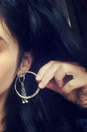 Lybian Berber Hoop Earrings