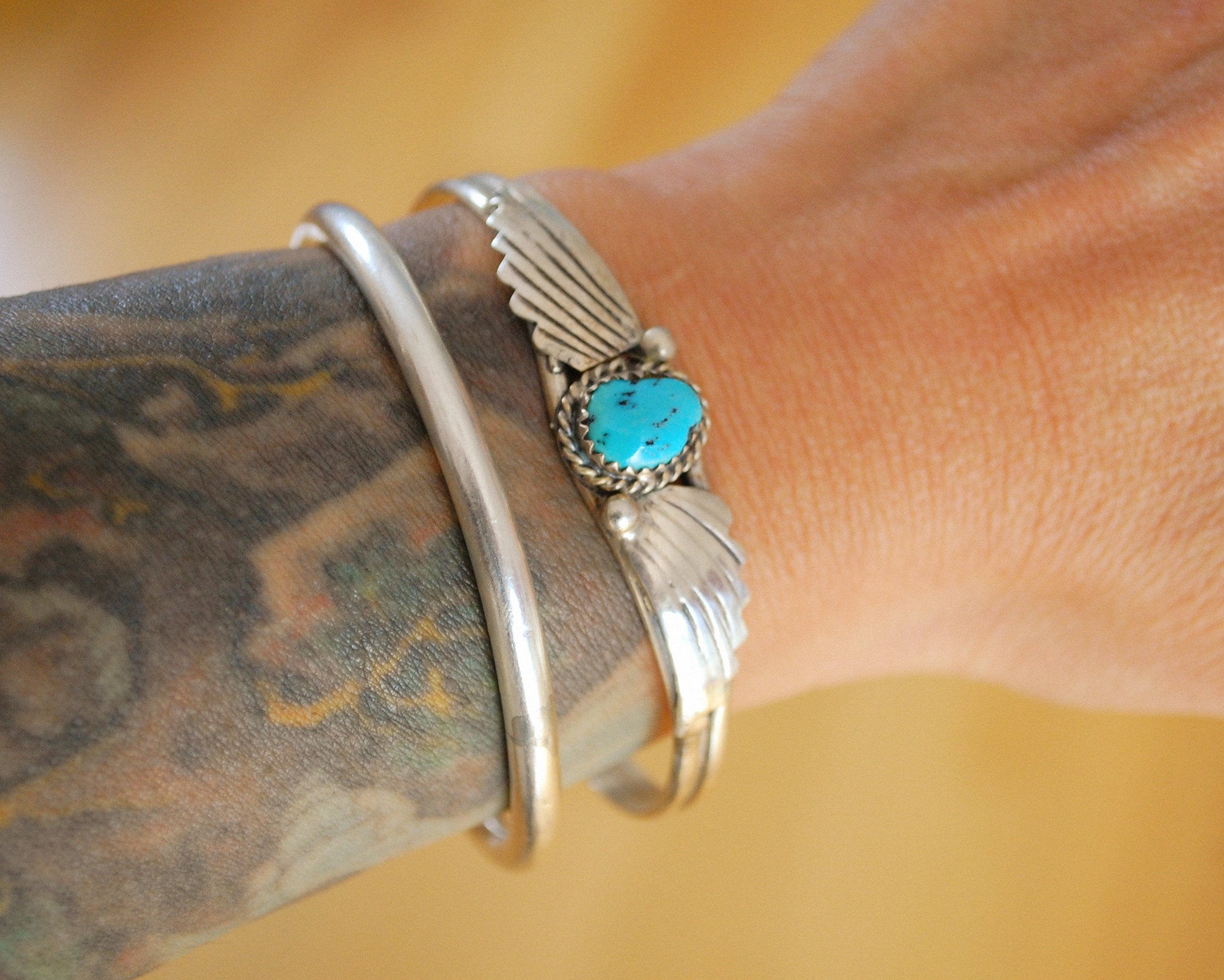 Native American Turquoise Cuff Bracelet