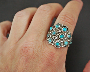 Ladakh Turquoise Ring - Size 9.5