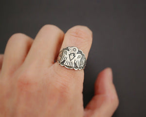 Navajo Thunderbird Ring - Size 6.5