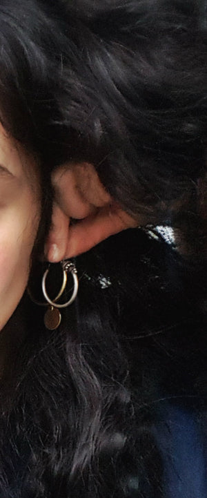 Ethnic Bali Hoop Earrings