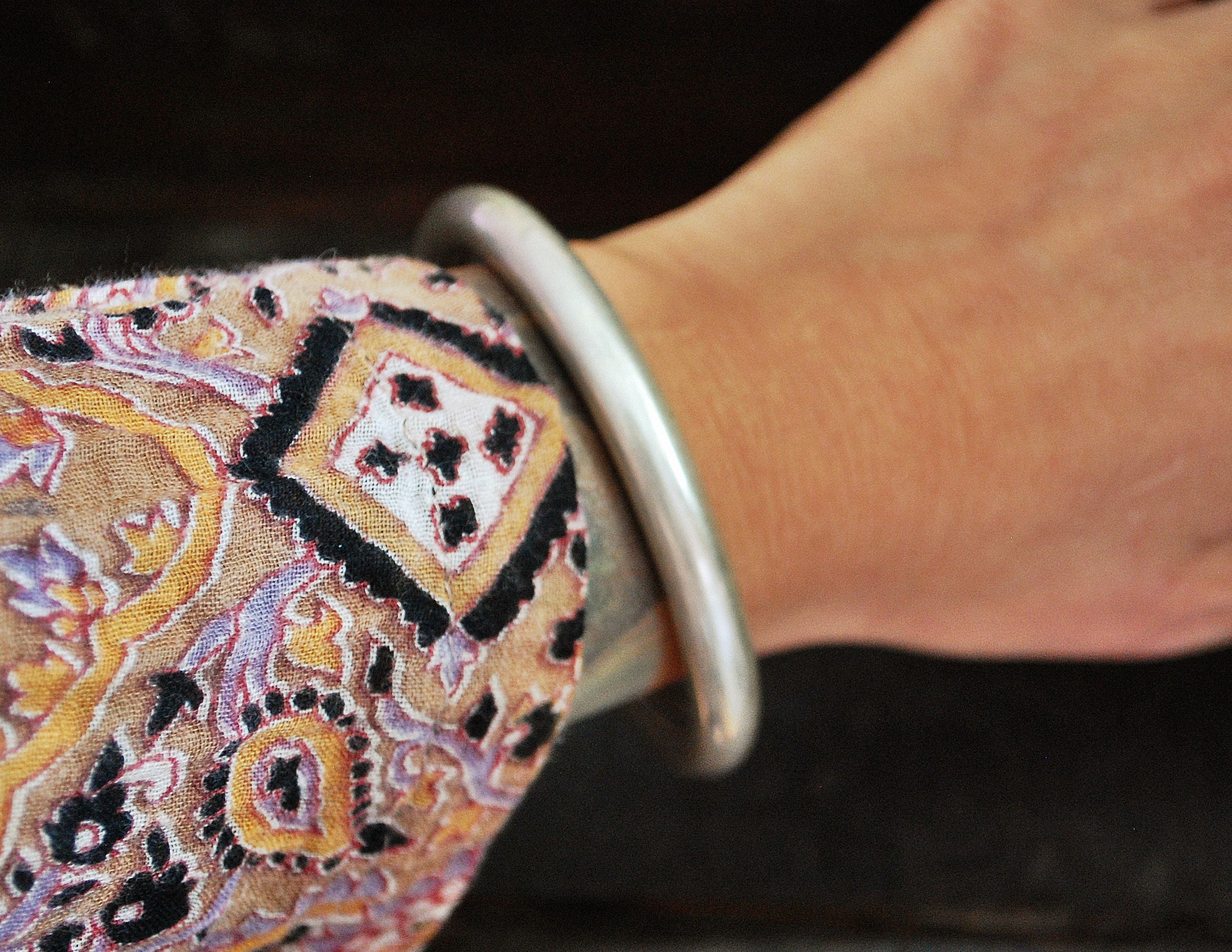 Ethnic Silver Bracelet from India