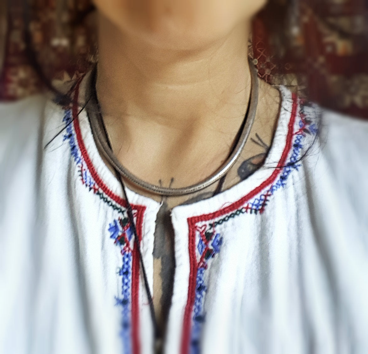 Indian Snake Chain Necklace - Choker Length