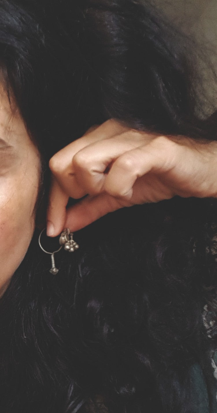 Reserved for E. - Tribal Indian Earrings from Gujarat