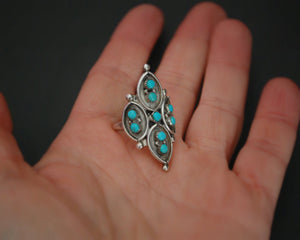 Native American Zuni Turquoise Ring - Size 6