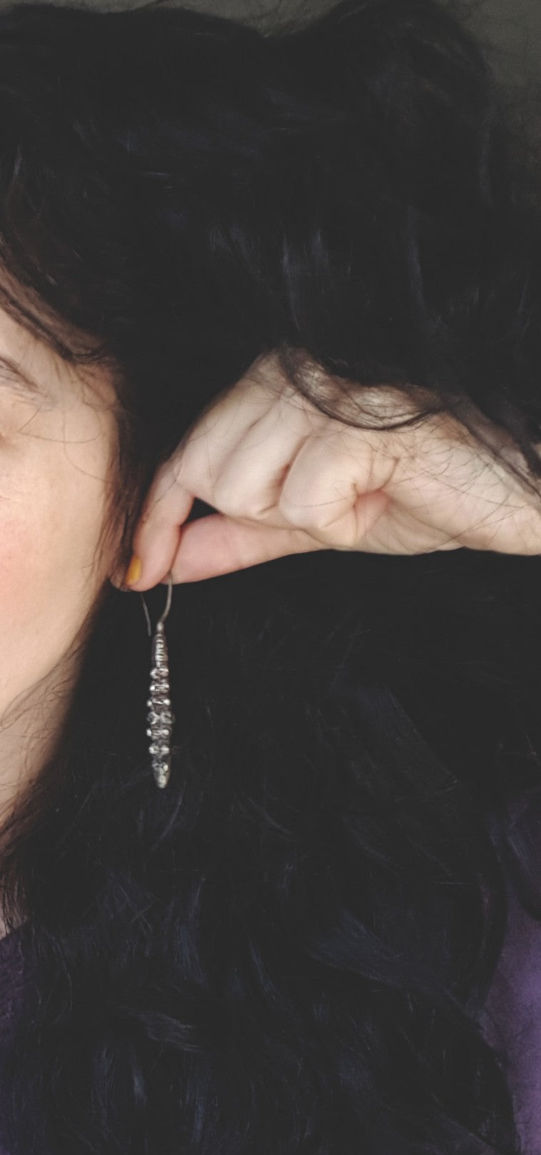 Antique Kirghiz Earrings