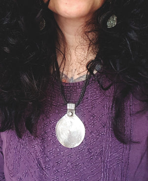 XLarge Berber Spiral Pendant from Morocco