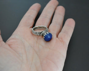 Tuareg Lapis Lazuli Ring - Size 6.25/6.5