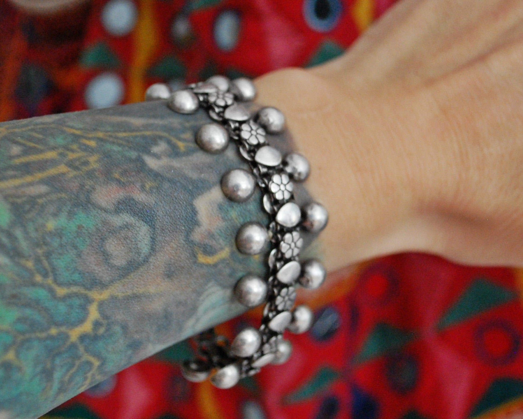 Rajasthani Silver Bracelet