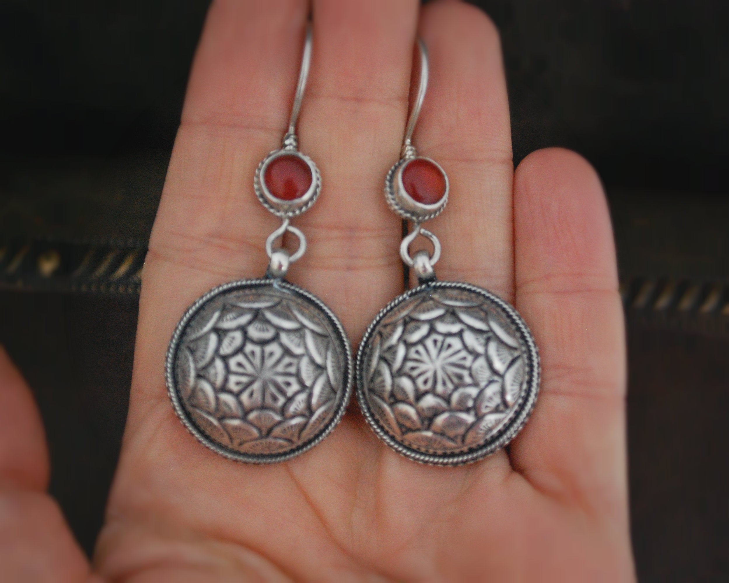 Afghani Carnelian Earrings